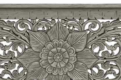 Florentia Crest™ Hand - Carved Solid Wood Platform Bed & Bedroom Collection – handcrafted solid wood furniture