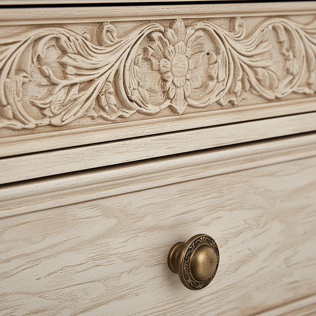 Florentia Royale™ Hand - Carved Solid Wood Nightstand – handcrafted solid wood furniture