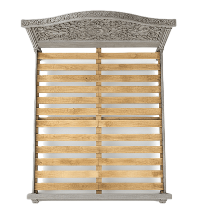 Florentia Royale™ Hand - Carved Solid Wood Platform Bed & Bedroom Collection – handcrafted solid wood furniture