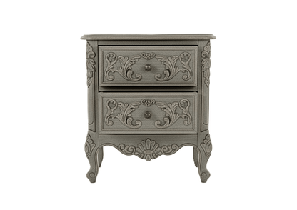 French Country Hand - Carved Solid Wood Platform Bed / Bedroom Collection – handcrafted solid wood furniture