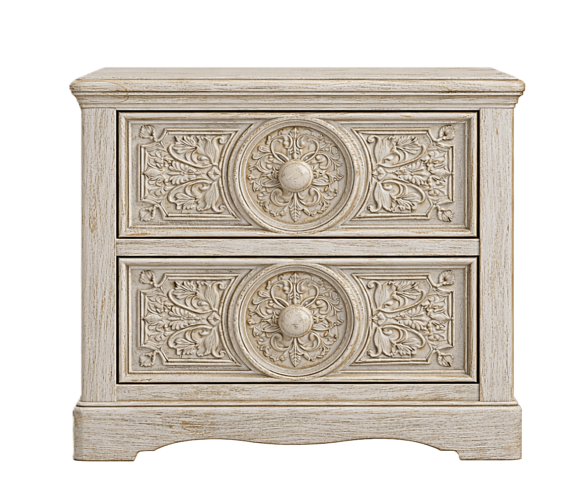 Grand Chateau™ Hand - Carved Solid Wood Platform Bed & Bedroom Collection – handcrafted solid wood furniture