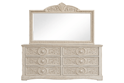 Grand Chateau™ Hand - Carved Solid Wood Platform Bed & Bedroom Collection – handcrafted solid wood furniture