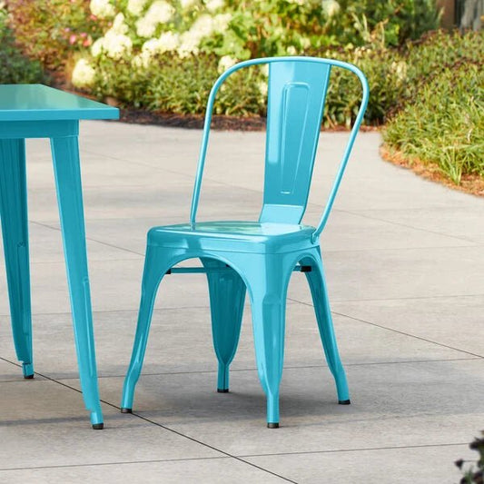 Haidar Modern Outdoor Cafe Chair by Hibashi Furniture – handcrafted solid wood furniture made in India