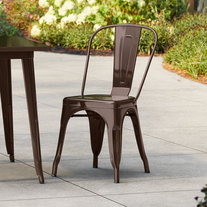 Haidar Modern Outdoor Cafe Chair – handcrafted solid wood furniture