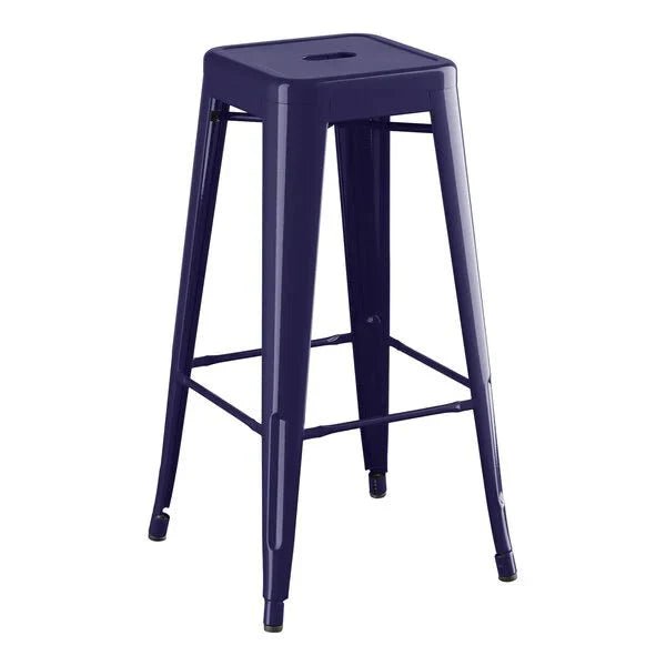Haidar Stylish Modern Backless Outdoor Counter/Bar Stool – handcrafted solid wood furniture