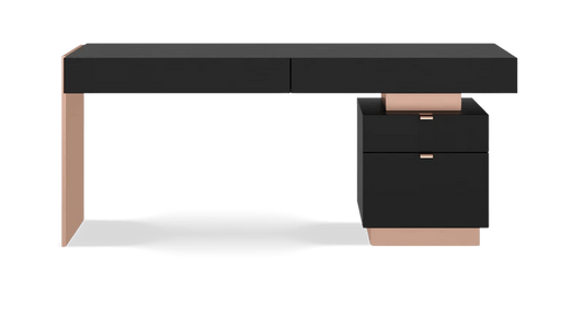 Hugo Modern Solid Wooden Home/Office Desk by Hibashi Furniture – handcrafted solid wood furniture made in India