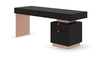 Hugo Modern Solid Wooden Home/Office Desk by Hibashi Furniture – handcrafted solid wood furniture made in India