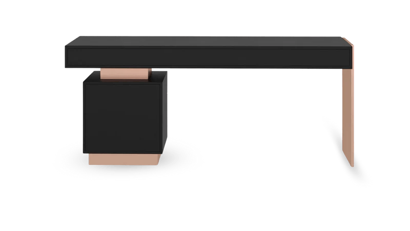 Hugo Modern Solid Wooden Home/Office Desk by Hibashi Furniture – handcrafted solid wood furniture made in India
