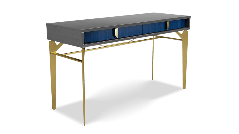 Hugo solid wood Office/Home Desk by Hibashi Furniture – handcrafted solid wood furniture made in India