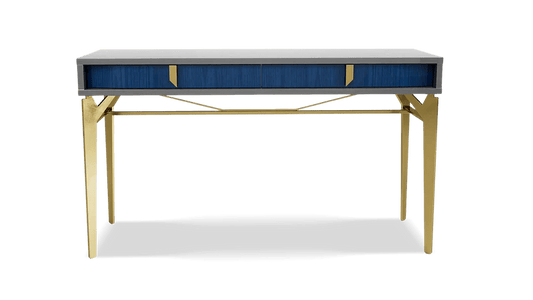 Hugo solid wood Office/Home Desk by Hibashi Furniture – handcrafted solid wood furniture made in India