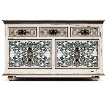 Huma Hand Carved Solid Wooden Bed / Bedroom Set – handcrafted solid wood furniture