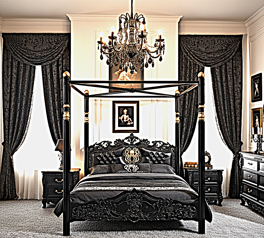 Huni Solid Mango Wood Hand Carved Bed by Hibashi Furniture – handcrafted solid wood furniture made in India