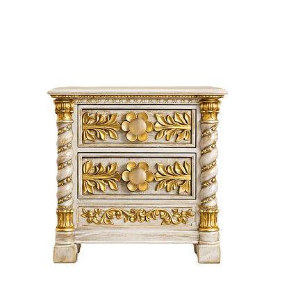 Imperial Crown™ Hand - Carved Solid Wood Platform Bed & Bedroom Collection – handcrafted solid wood furniture