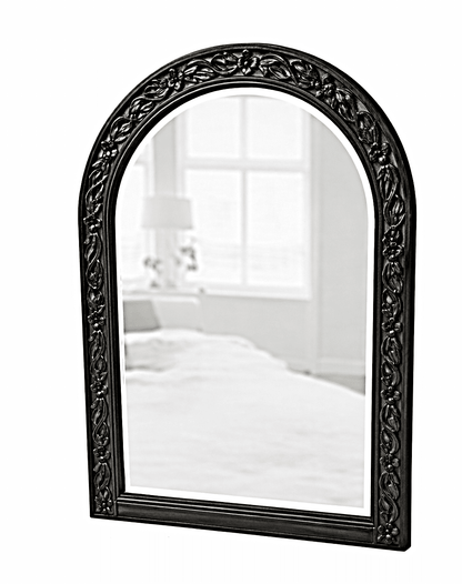 Indian Hand - Carved Wood Canopy Platform Platform Bed Frame – handcrafted solid wood furniture