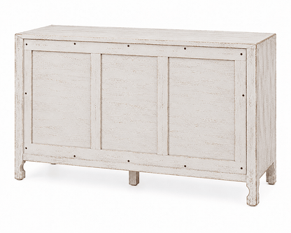Lombok Hand Carved Wooden Six Drawer Dresser – handcrafted solid wood furniture