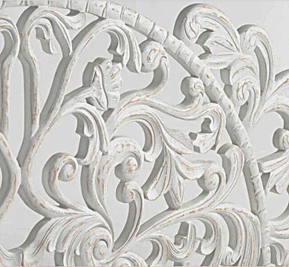 Mahal Hand Carved Indoor / Outdoor Daybed by Hibashi Furniture – handcrafted solid wood furniture made in India