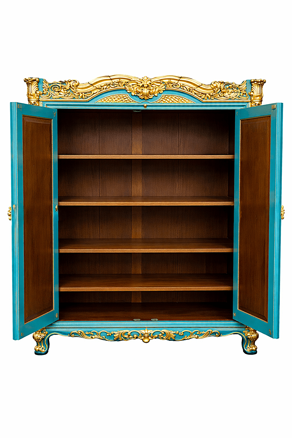 Majesty Mango Wood Armoire/Wardrobe – handcrafted solid wood furniture