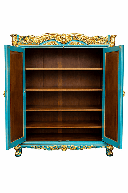 Majesty Mango Wood Armoire/Wardrobe – handcrafted solid wood furniture