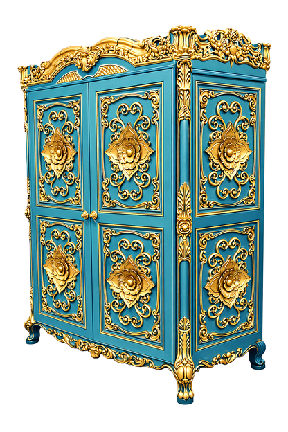 Majesty Mango Wood Armoire/Wardrobe – handcrafted solid wood furniture