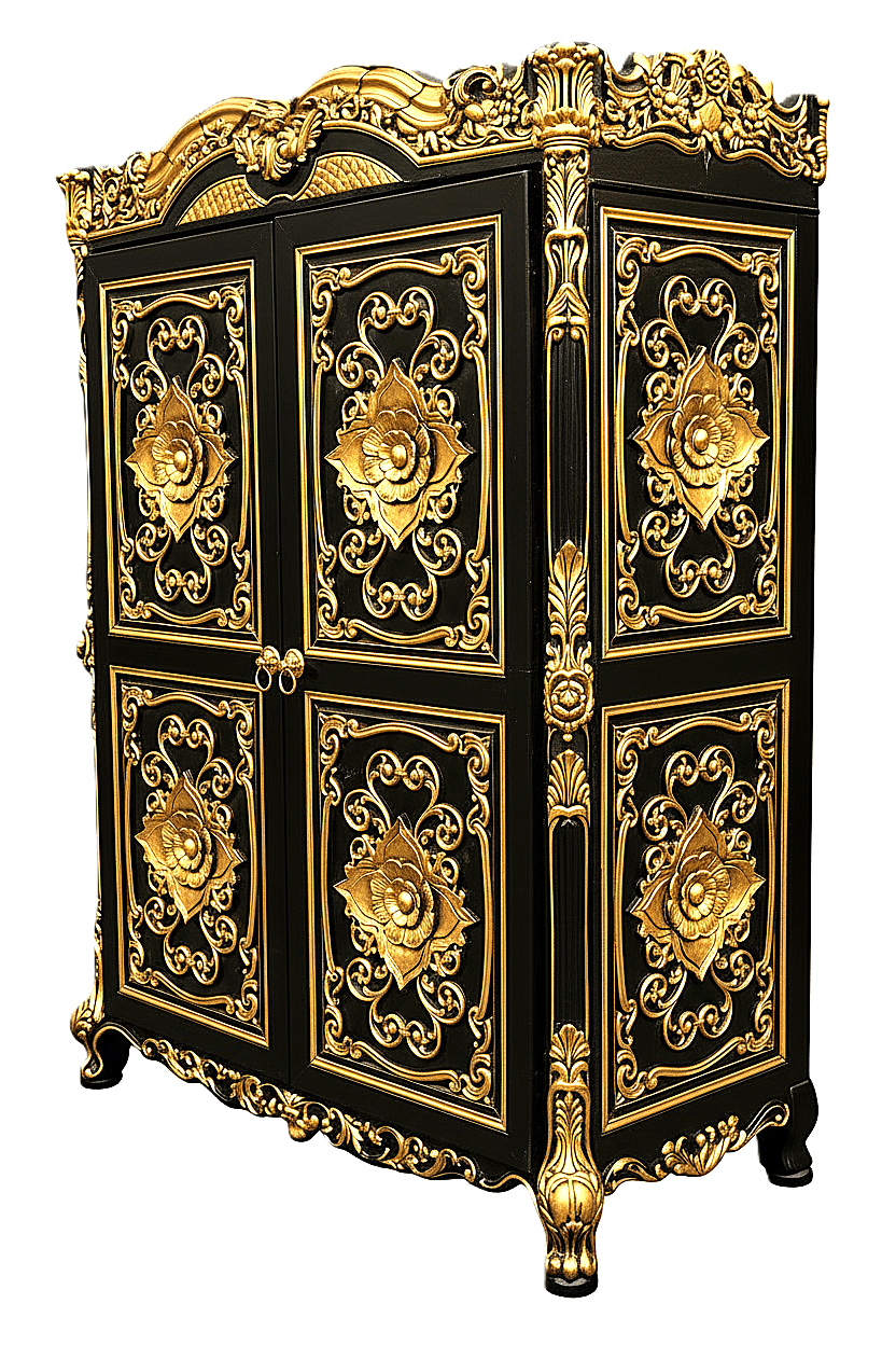 Majesty Mango Wood Armoire/Wardrobe – handcrafted solid wood furniture