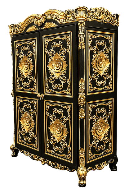 Majesty Mango Wood Armoire/Wardrobe – handcrafted solid wood furniture