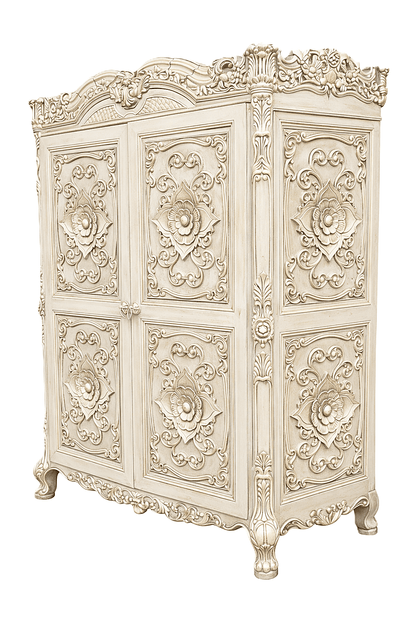 Majesty Mango Wood Armoire/Wardrobe – handcrafted solid wood furniture