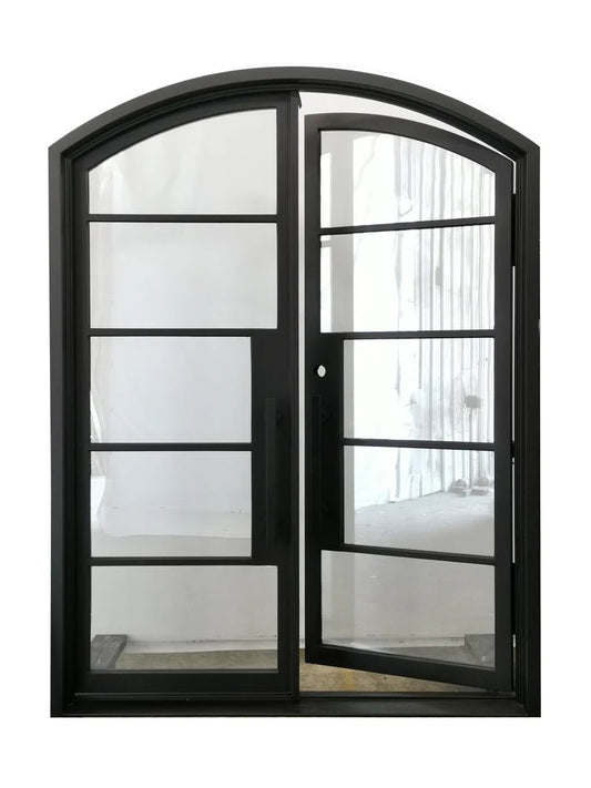 Maritime Wrought Iron Double Door by Hibashi Furniture – handcrafted solid wood furniture made in India