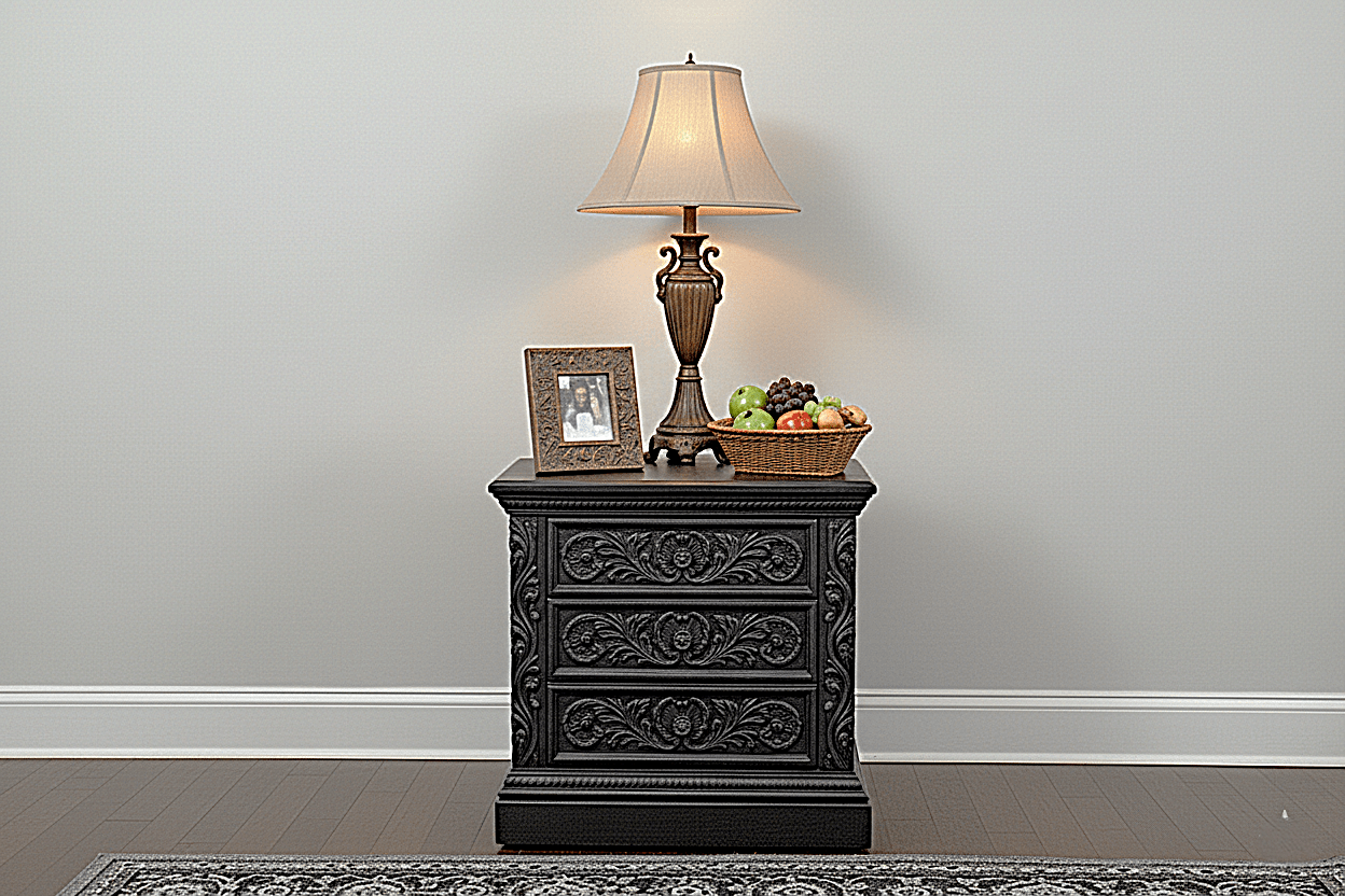 Nawab Solid Wooden Hand carved Mughal Platform Bed – handcrafted solid wood furniture