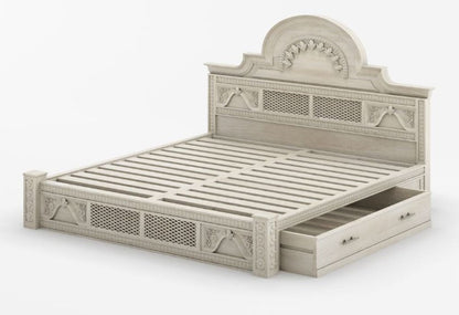 Omaha Solid Wooden Bed Frame with Storage Drawers Bed Or 3pc set – handcrafted solid wood furniture