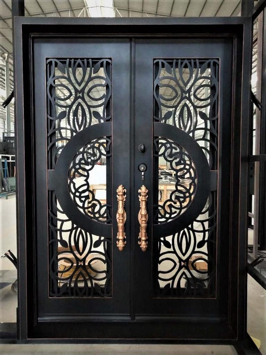Pride Kopa Wrought Iron Door – handcrafted solid wood furniture