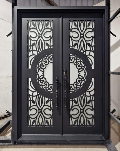 Pride Kopa Wrought Iron Door – handcrafted solid wood furniture