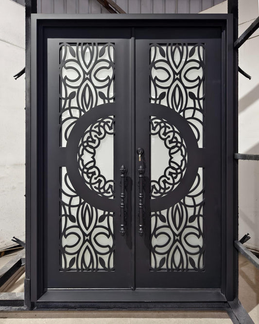 Pride Kopa Wrought Iron Door – handcrafted solid wood furniture