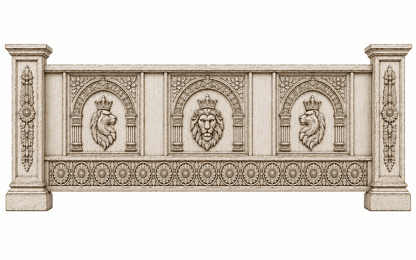 Regal Lioncrest™ Hand-Carved Solid Wood Platform Bed & Bedroom Collection – handcrafted solid wood furniture