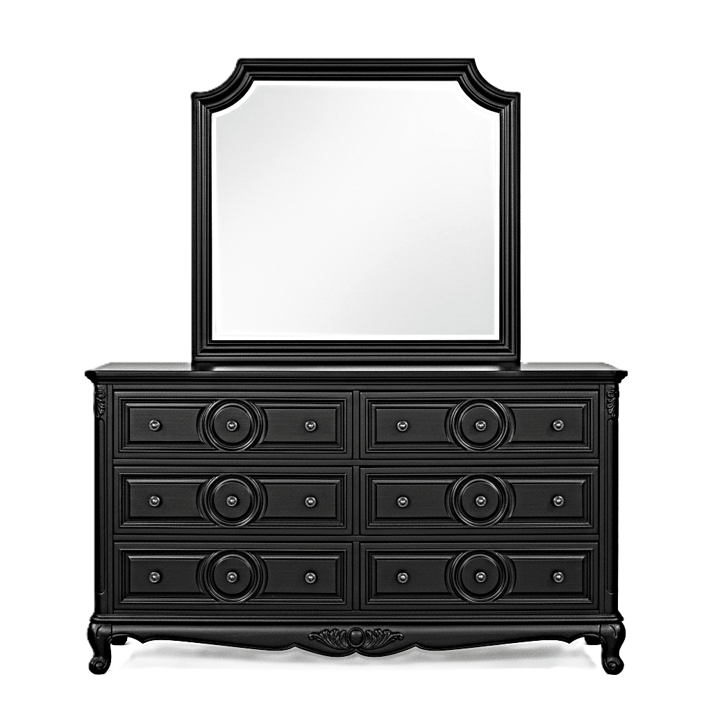 Regalia Gothic Hand - Carved Solid Wood Platform Bed & Bedroom Collection – handcrafted solid wood furniture