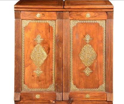 Rinish Solid Wooden Expandable Bar Cabinet - Indoor / Outdoor – handcrafted solid wood furniture