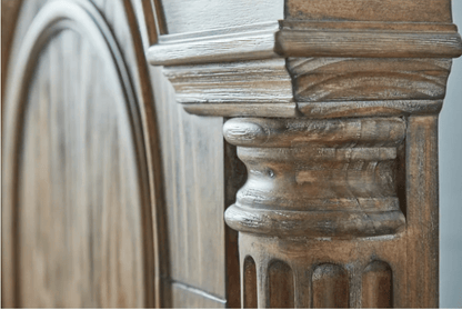 Romana Rustic Solid Wooden Platform Bed with Storage – handcrafted solid wood furniture