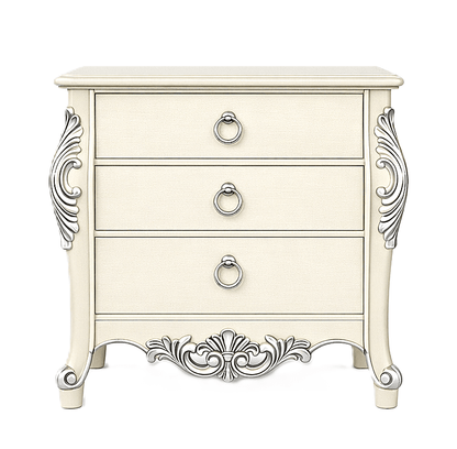 Royal Imperium™ Baroque Hand - Carved Platform Bed & Luxury Bedroom Collection – handcrafted solid wood furniture