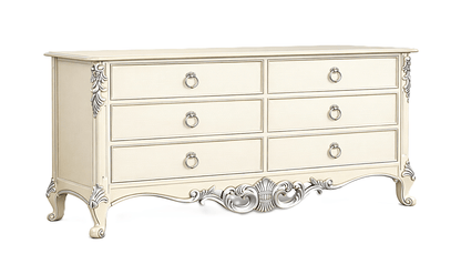 Royal Imperium™ Baroque Hand - Carved Platform Bed & Luxury Bedroom Collection – handcrafted solid wood furniture