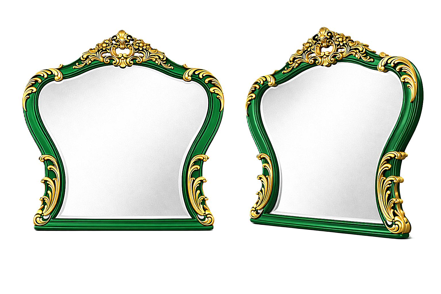 Royal Imperium™ Baroque Hand - Carved Platform Bed & Luxury Bedroom Collection – handcrafted solid wood furniture