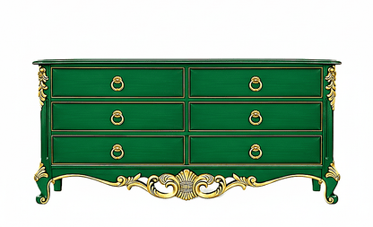 Royal Imperium™ Baroque Hand - Carved Platform Bed & Luxury Bedroom Collection – handcrafted solid wood furniture