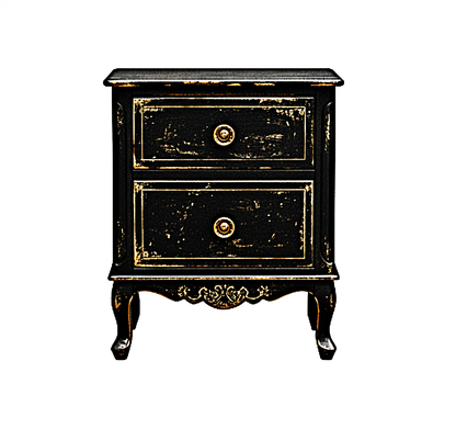Royal Mirage Hand - Carved Solid Wood Golden Accent Platform Bedframe – handcrafted solid wood furniture