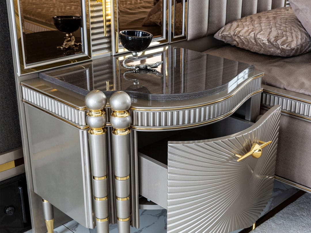 Royce Luxury Upholstered Bed frame - HF Commercial Furniture