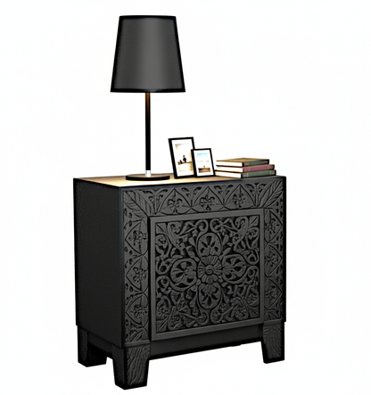 Shah Hand carved Solid Wooden Platform Bedframe / Bedroom Set - HF Commercial Furniture