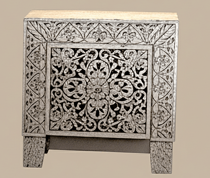 Shah Hand carved Solid Wooden Platform Bedframe / Bedroom Set – handcrafted solid wood furniture