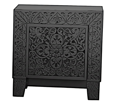 Shah Hand carved Solid Wooden Platform Bedframe / Bedroom Set – handcrafted solid wood furniture