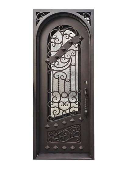 Shahen Wrought Iron Door – handcrafted solid wood furniture