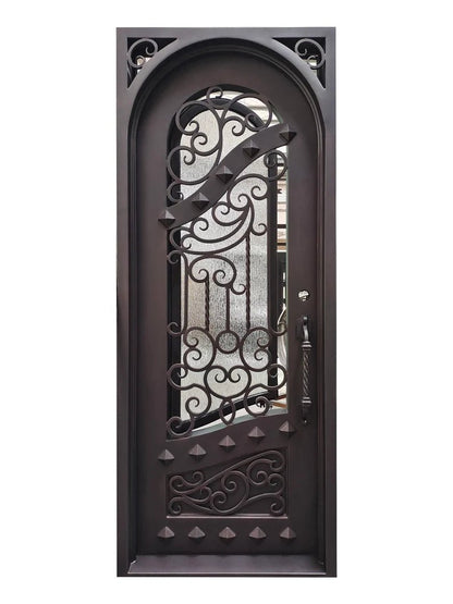 Shahen Wrought Iron Door – handcrafted solid wood furniture