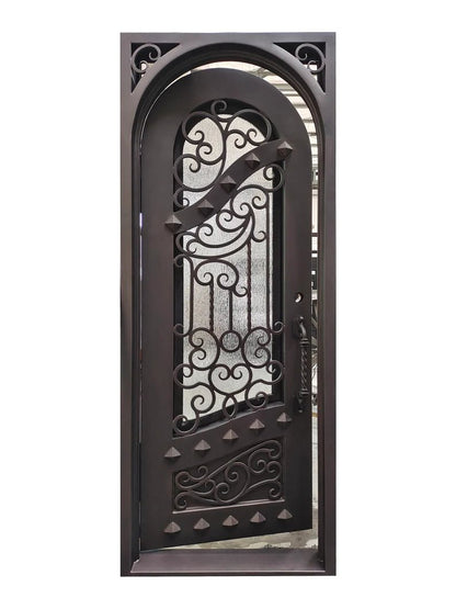 Shahen Wrought Iron Door – handcrafted solid wood furniture