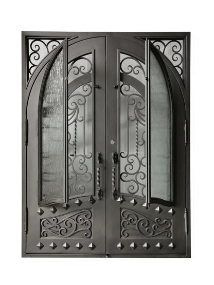 Shahen Wrought Iron Door – handcrafted solid wood furniture