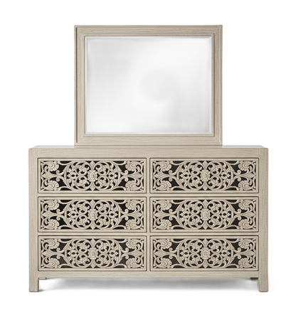 Shahi Mughal Hand - Carved Indian Solid Wood Platform Bed & Bedroom Collection – handcrafted solid wood furniture